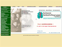 Tablet Screenshot of epilepsie-selbsthilfegruppe-hamburg.de